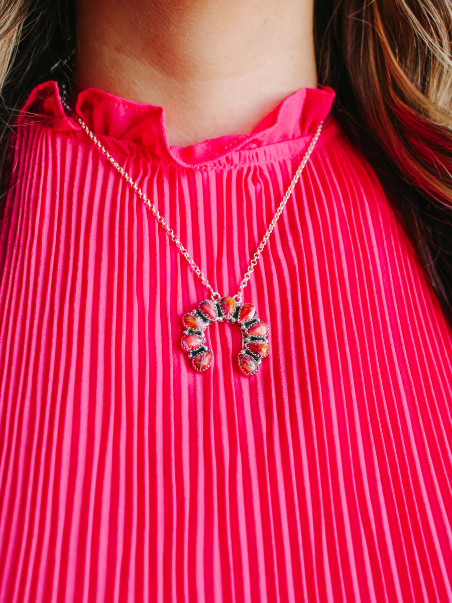 The Pink Dahlia Necklace
