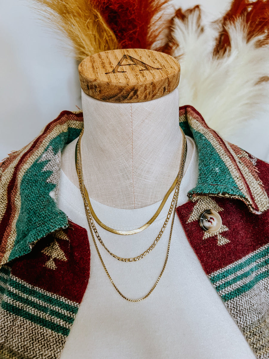 The Venice Triple Layer Necklace